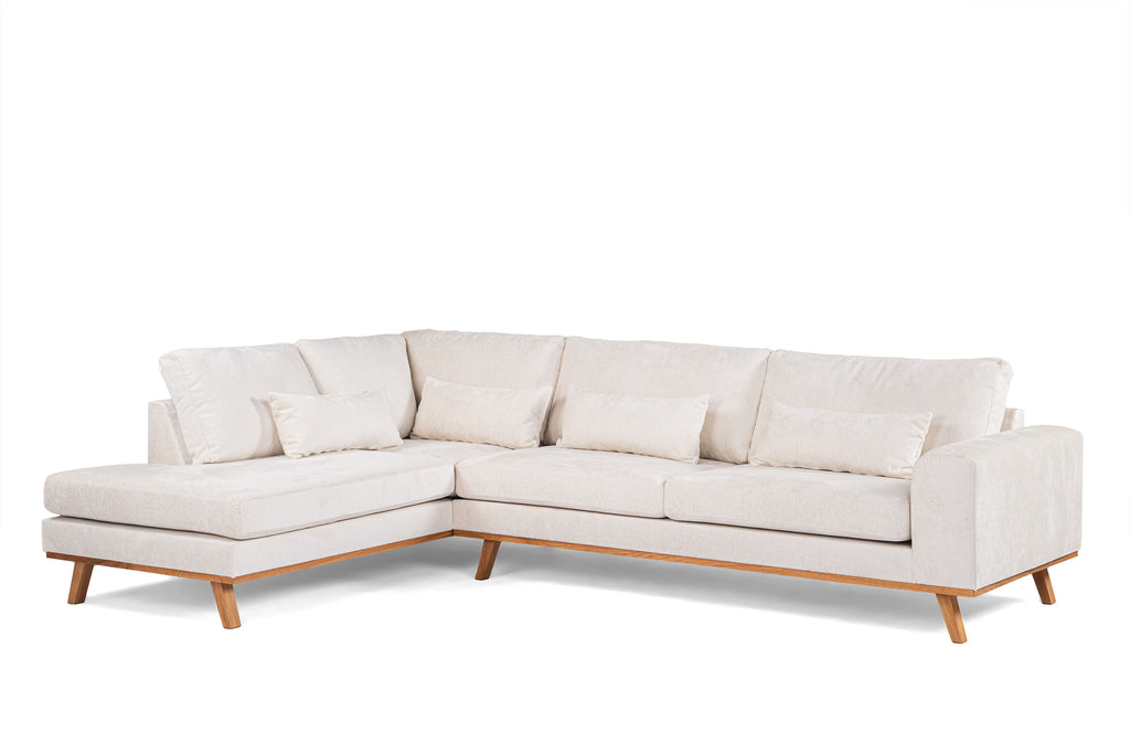 Riviera - Hoekbank Champagne Links