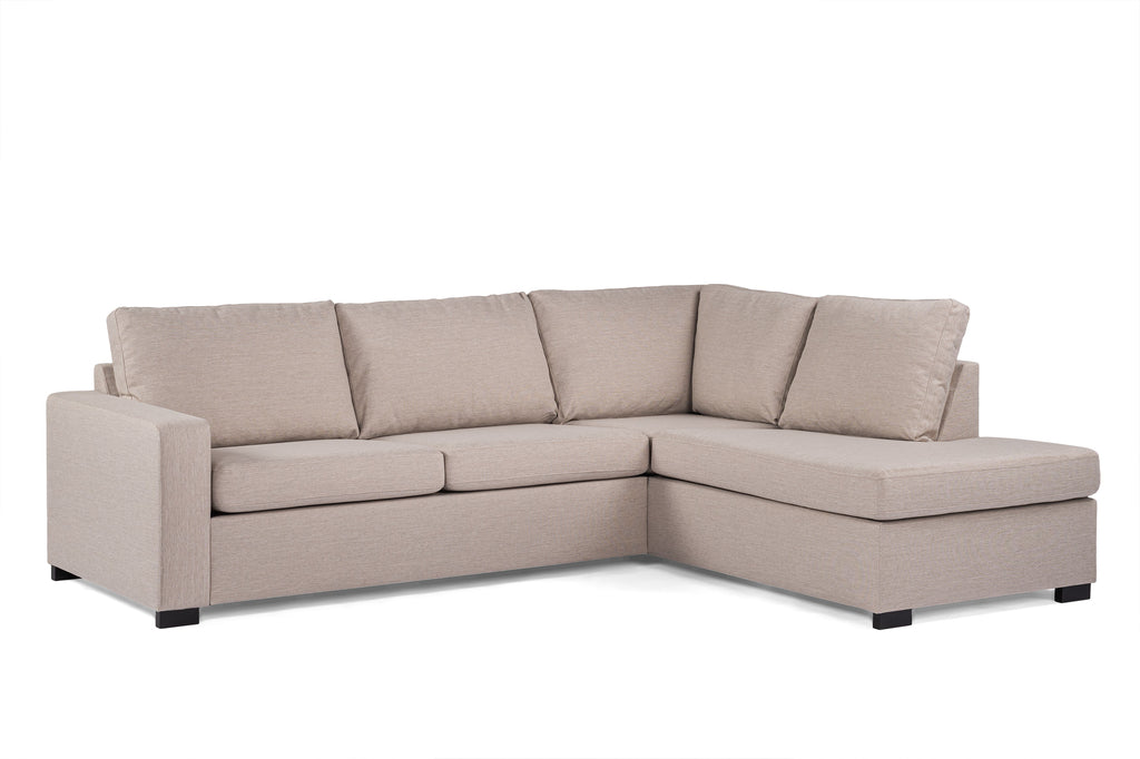 Luna - Hoekbank Beige Rechts