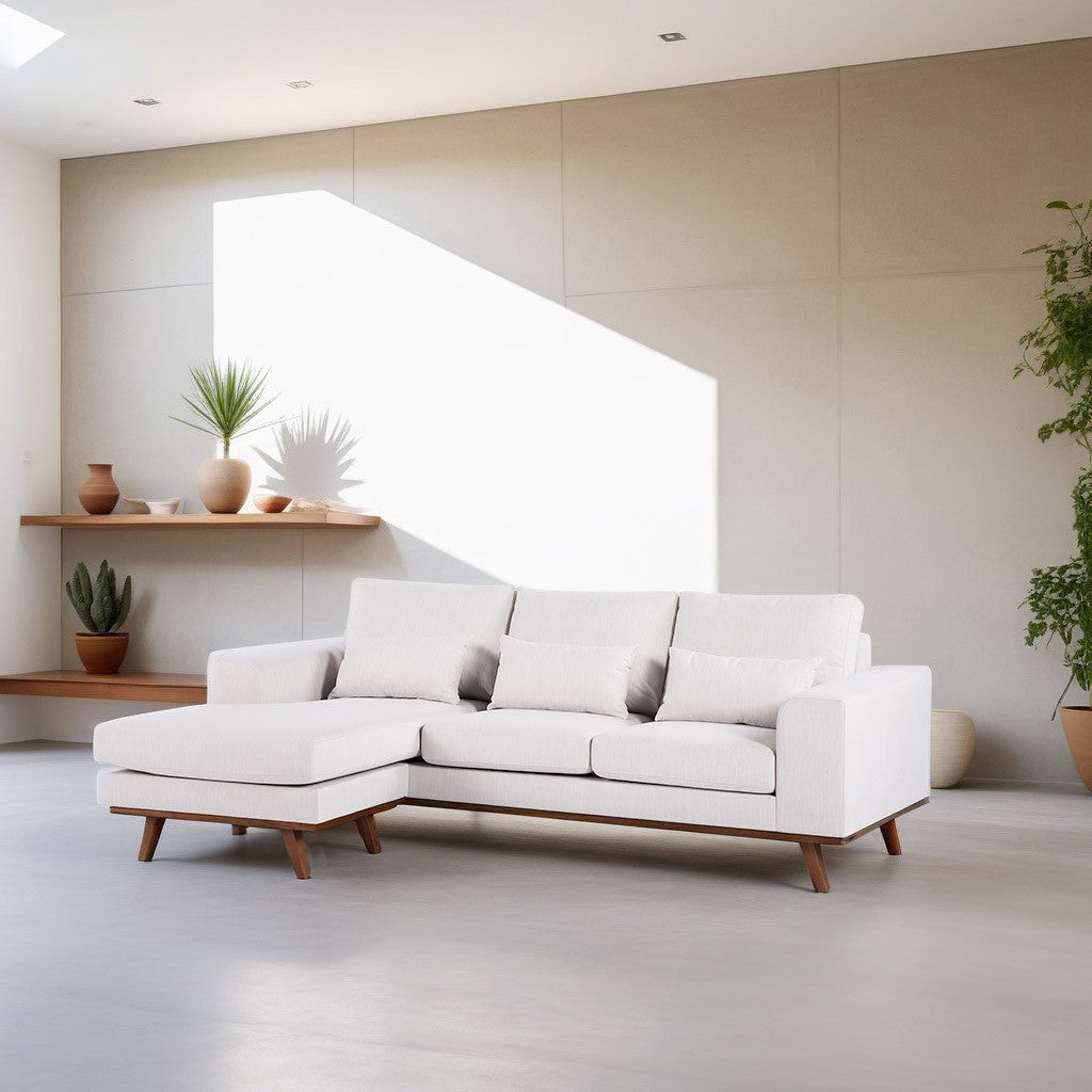 3 seater sofa CL L+R, fabric Melva 02, M460 beige