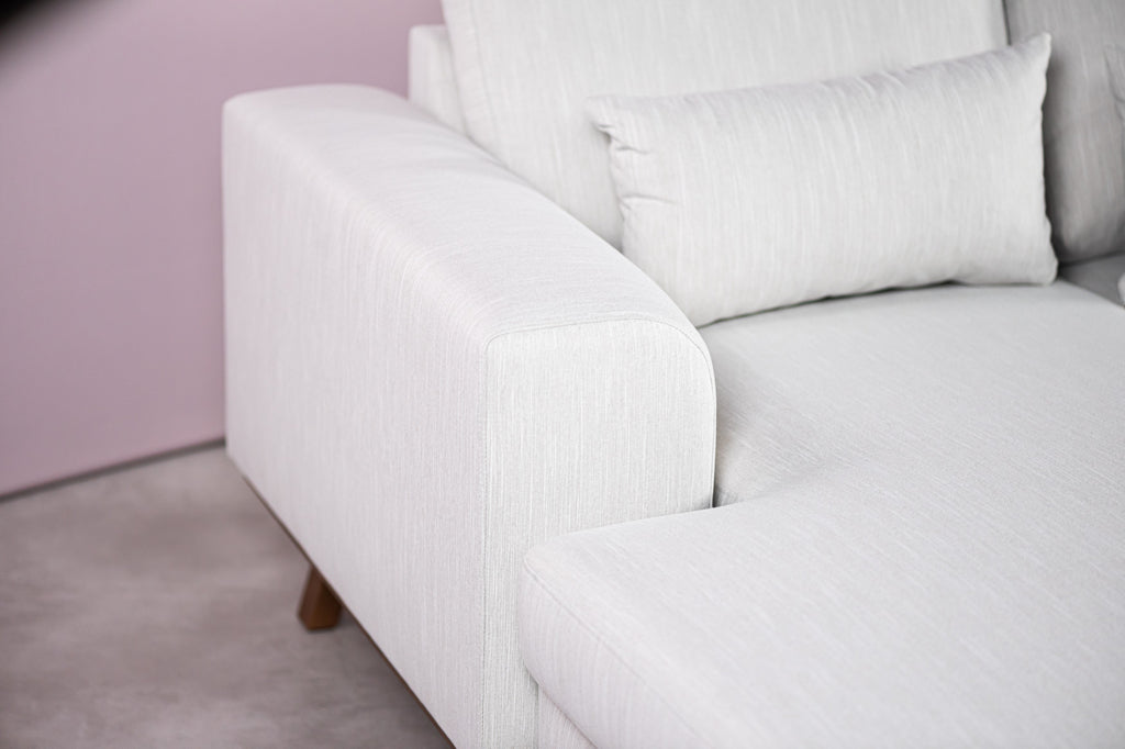 3 seater sofa CL L+R, fabric Melva 02, M460 beige