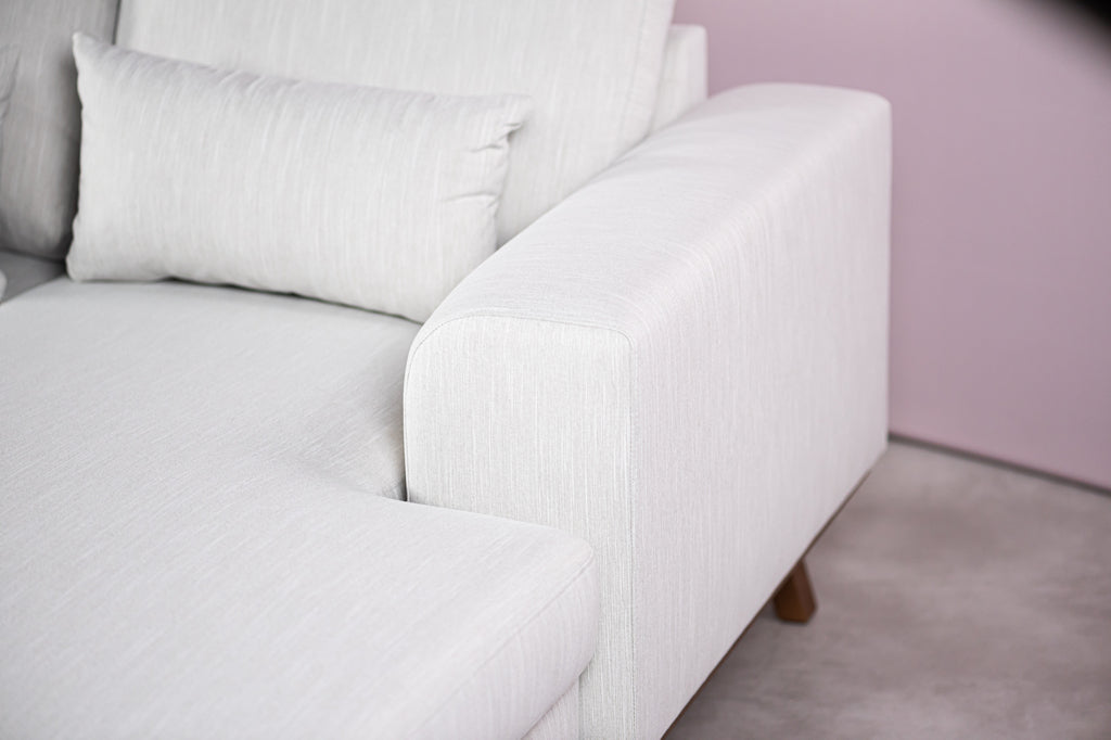 3 seater sofa CL L+R, fabric Melva 02, M460 beige