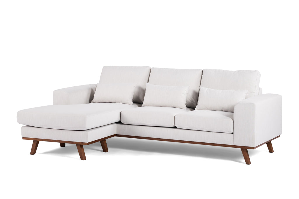 3 seater sofa CL L+R, fabric Melva 02, M460 beige
