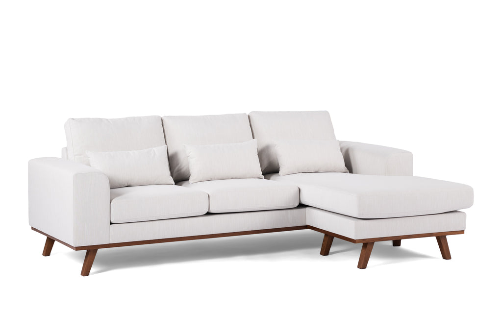 3 seater sofa CL L+R, fabric Melva 02, M460 beige