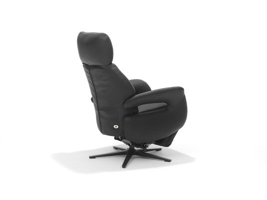 Opsta Fauteuil Livorno Leder Zwart