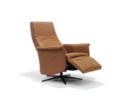 Relaxfauteuil Leder - Milaan - Cognac