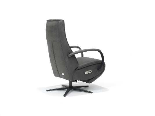 Relaxfauteuil Leder - Bremen - Antraciet