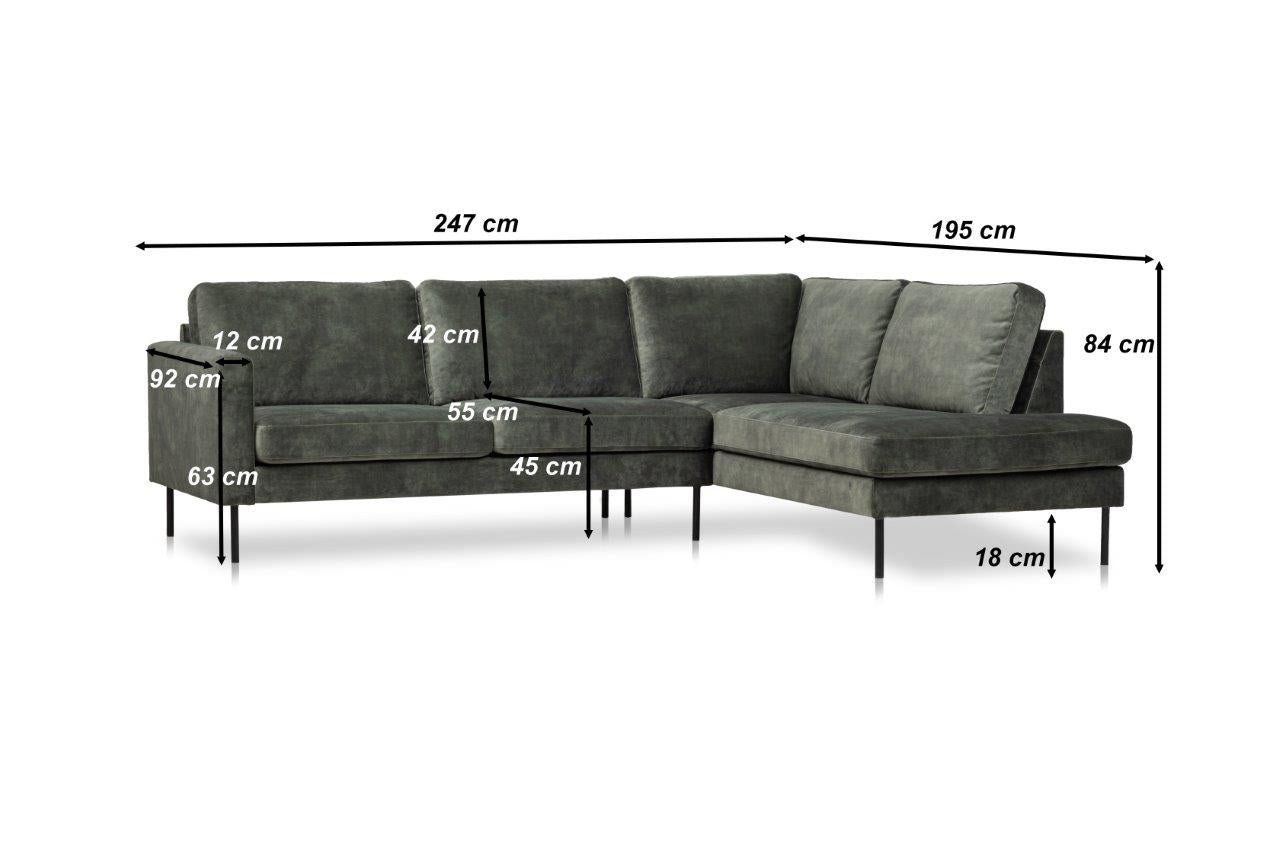 Gardolo Chaiselongue – Groen Links/Rechts