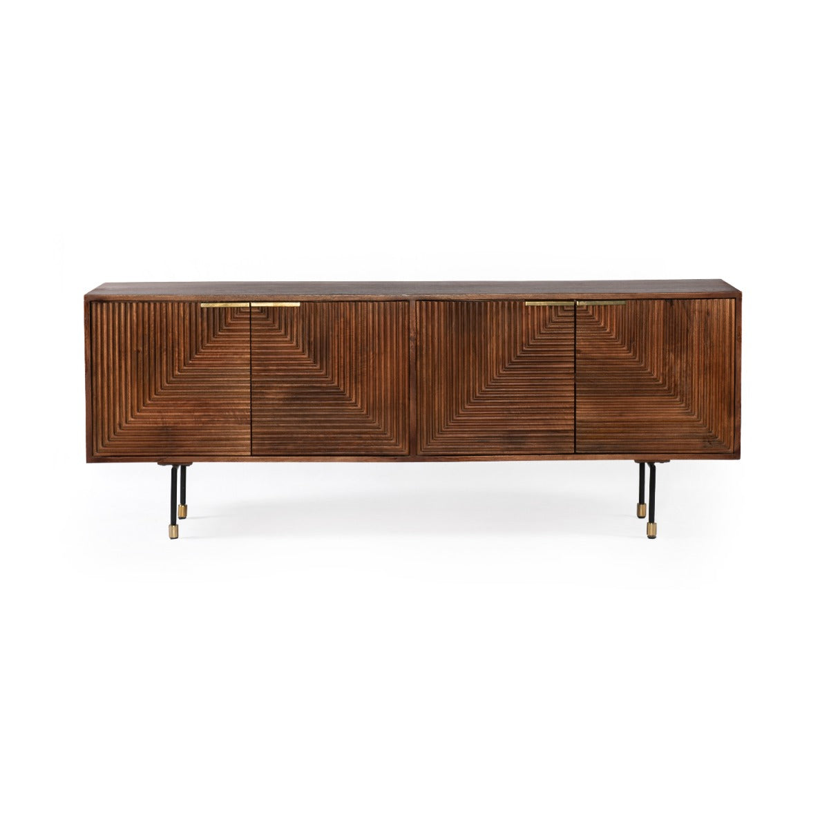 Fluted 4-deurs dressoir