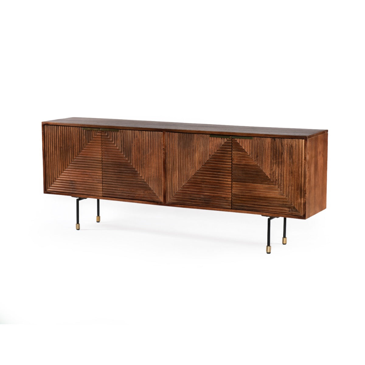 Fluted 4-deurs dressoir