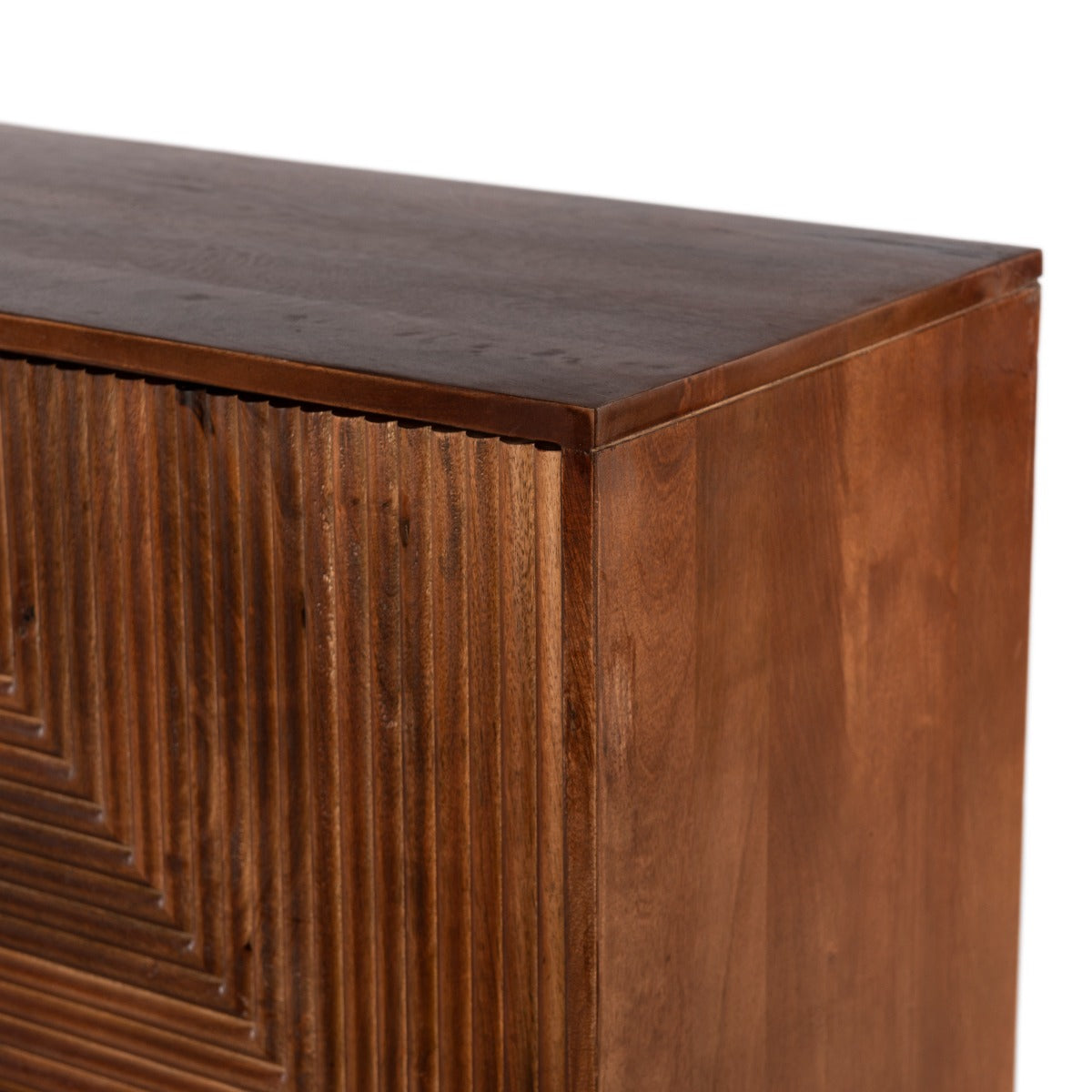 Fluted 4-deurs dressoir