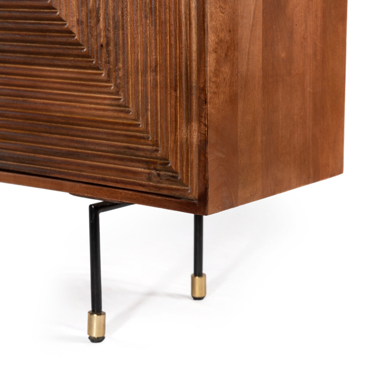 Fluted 4-deurs dressoir