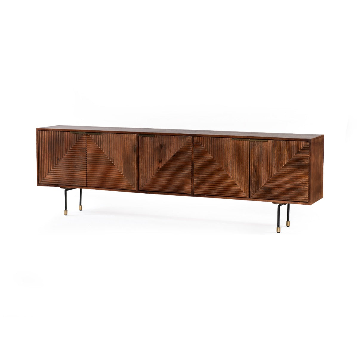 Fluted 5-deurs dressoir