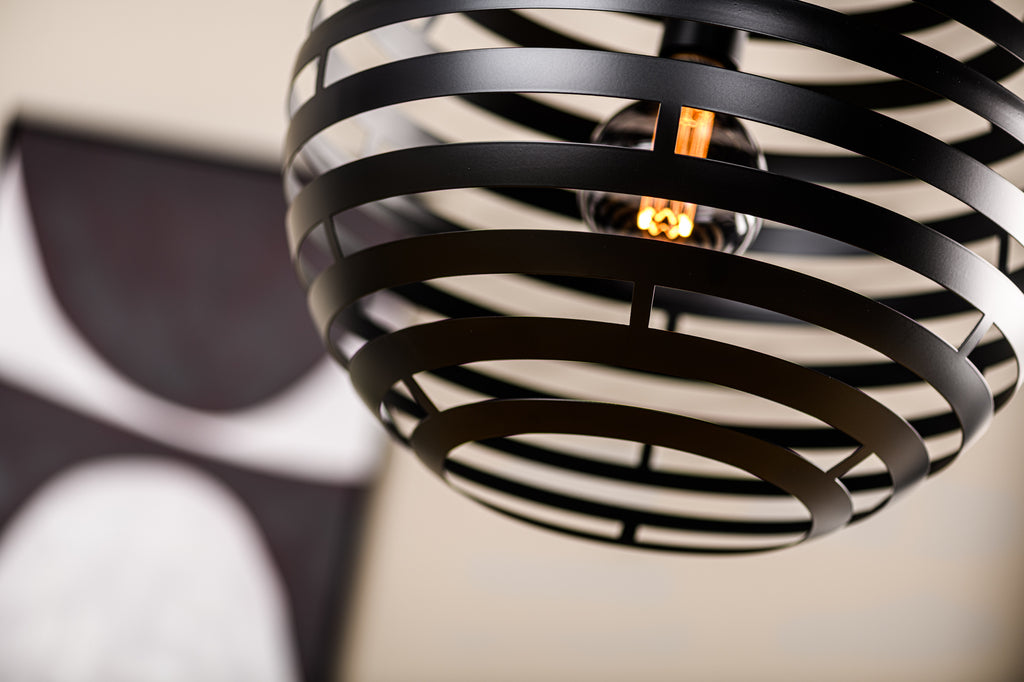Hanglamp, 2-lichts, H340 zwart