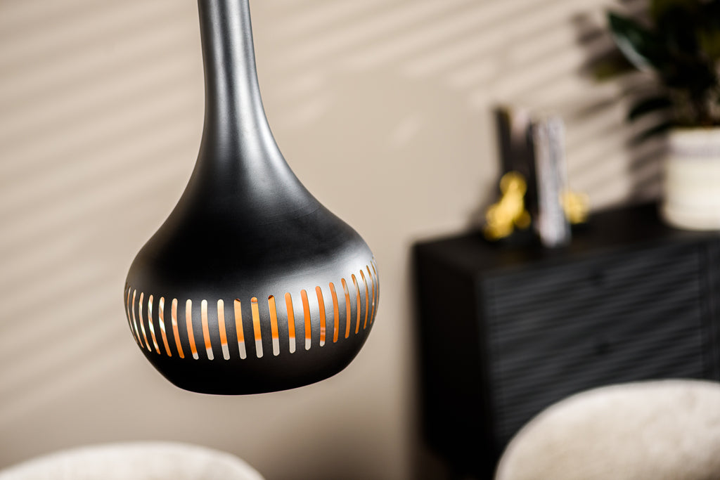 Hanglamp, 3-lichts, H340 zwart