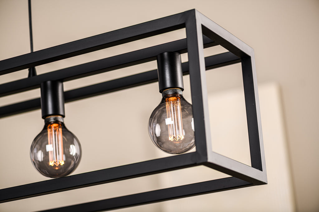 Hanglamp, 5-lichts, H340 zwart