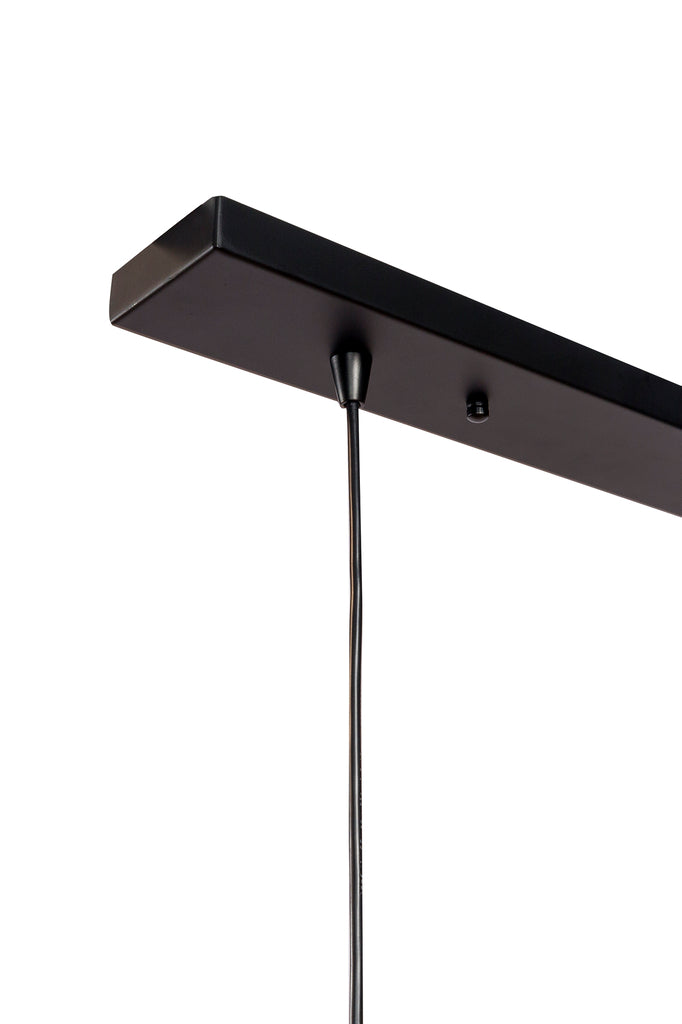 Hanglamp, 5-lichts, H340 zwart
