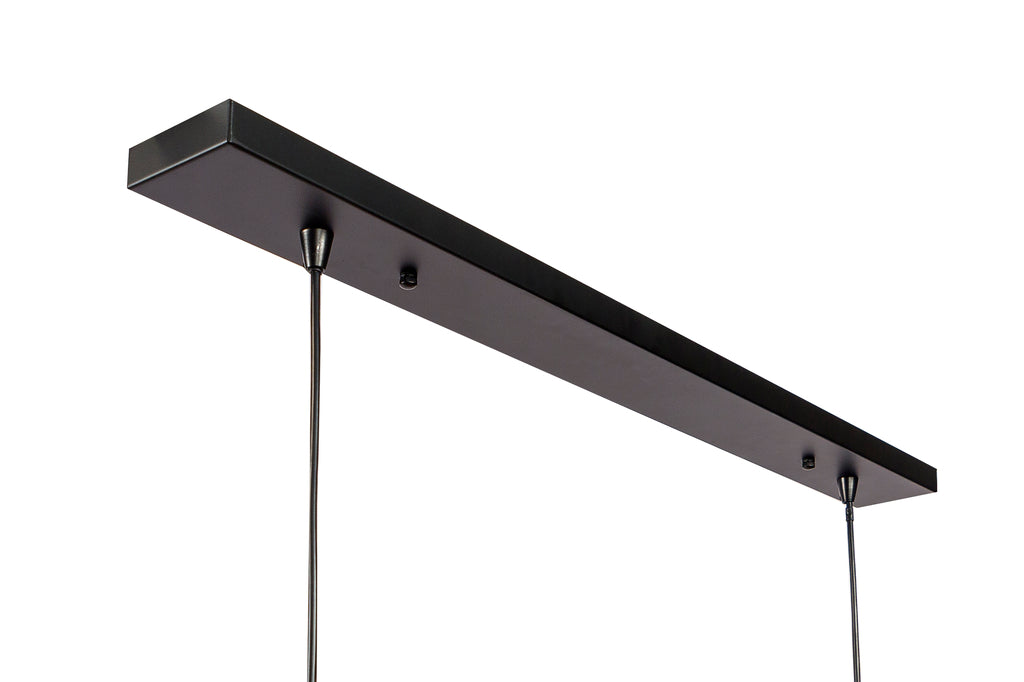 Hanglamp, 5-lichts, H340 zwart