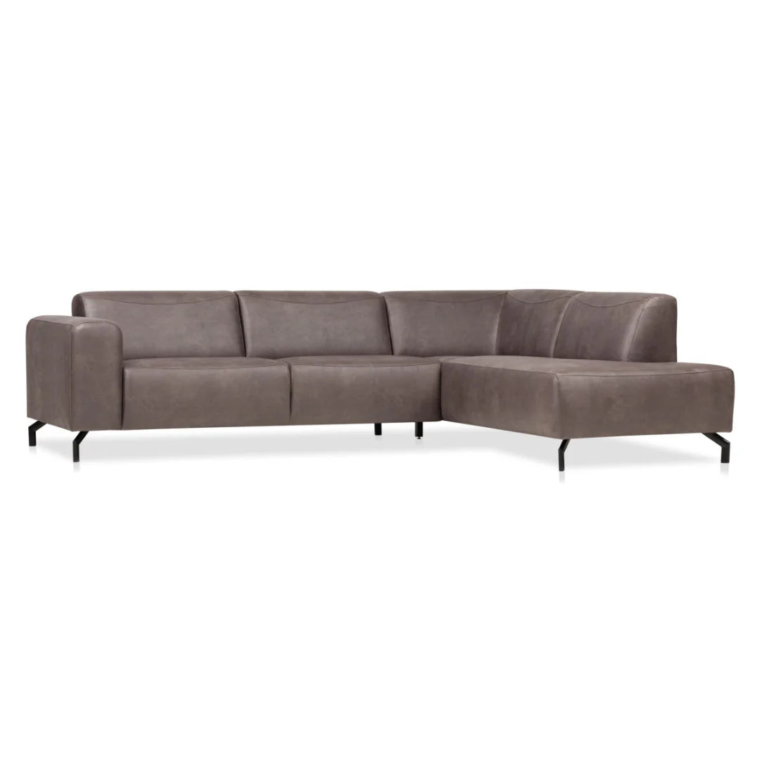 Hoekbank Bari – lichtbruin Links/Rechts - Velaria Interiors