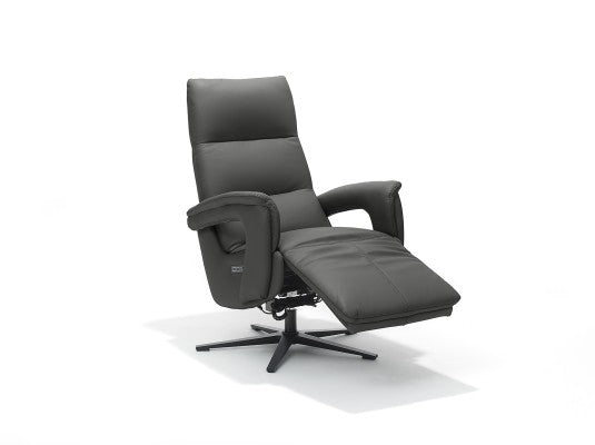 Relaxfauteuil Leder - Rio - Antraciet