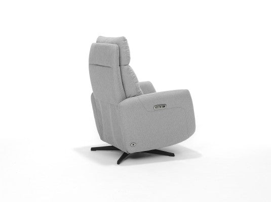 Relaxfauteuil Textiel - Paris - Grijs