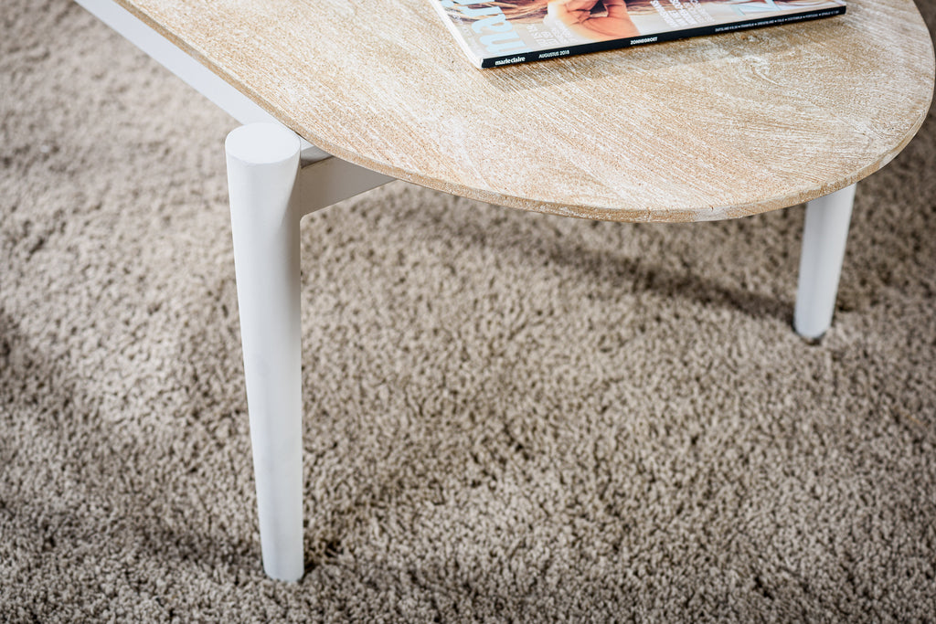 Salontafel ovaal, 120x60 cm, B215 golden pure