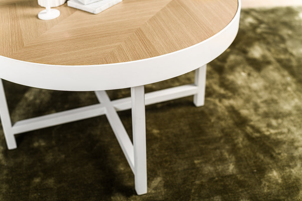 Salontafel rond 74 cm, Lennox, L350 eiken