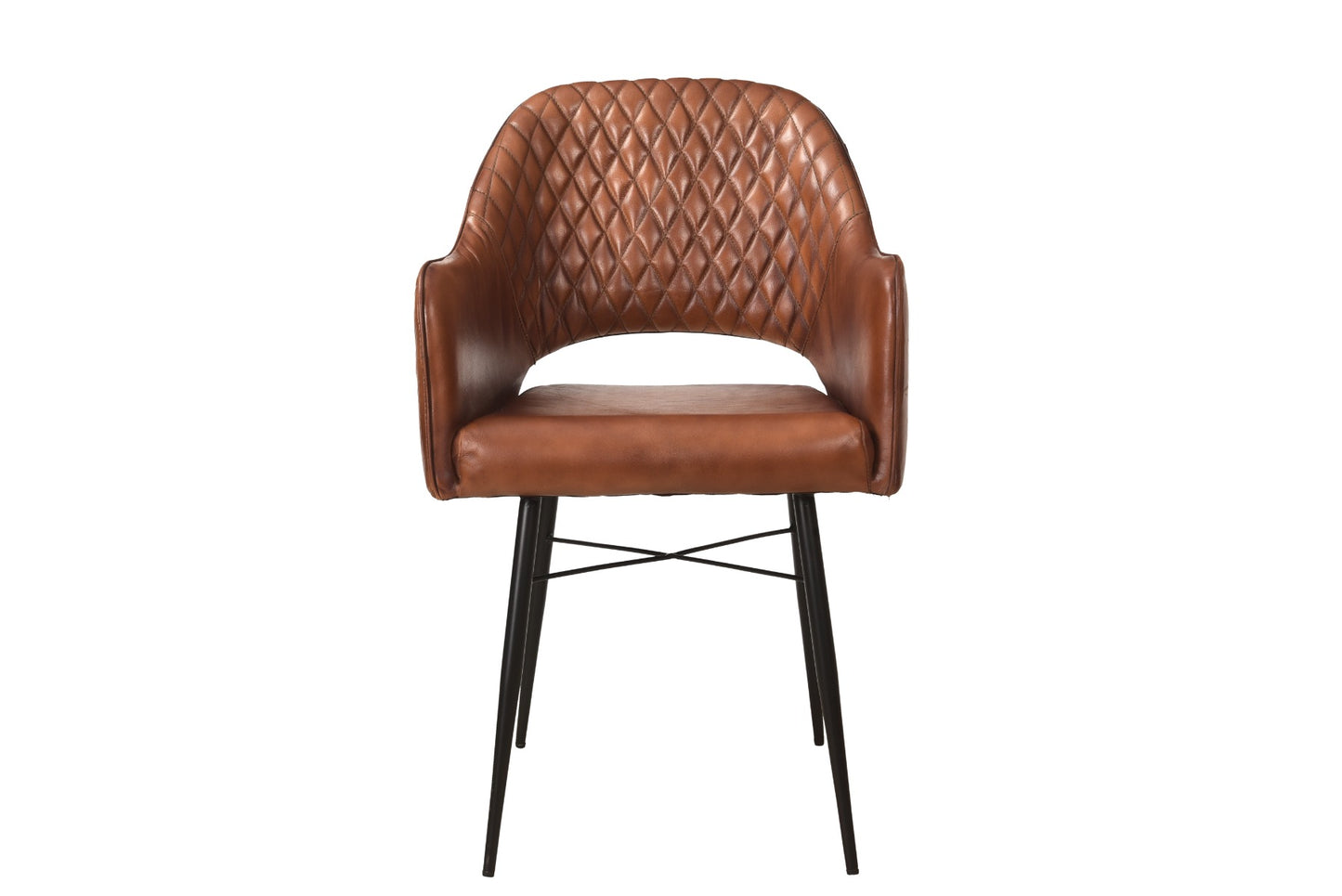 Gasly Leder Stoel - Cognac