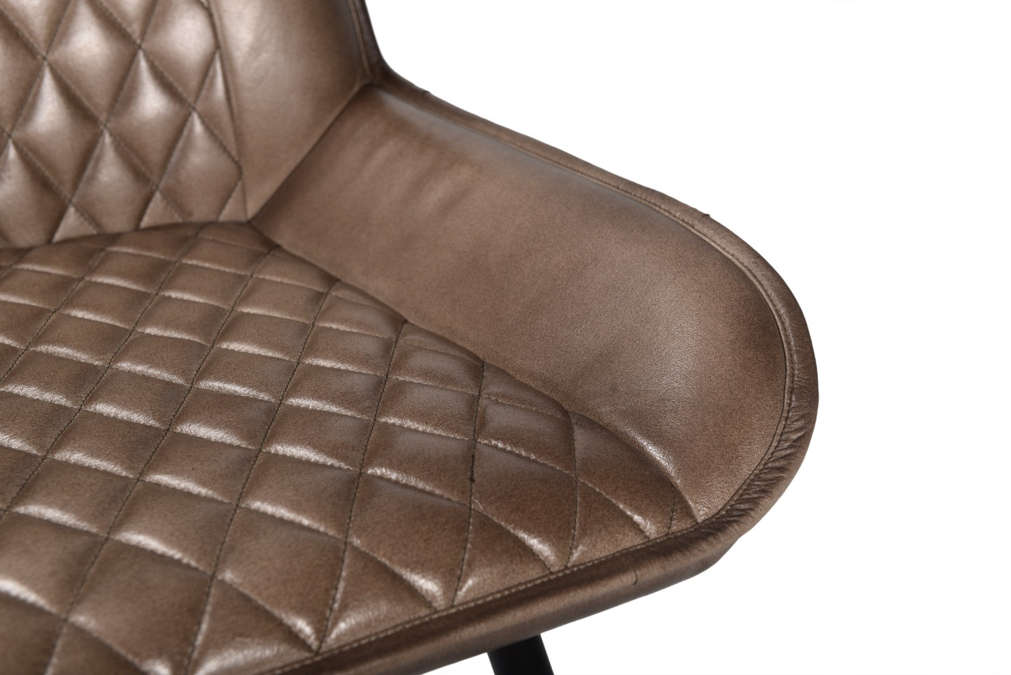 Silverstone Leder Stoel Olijf