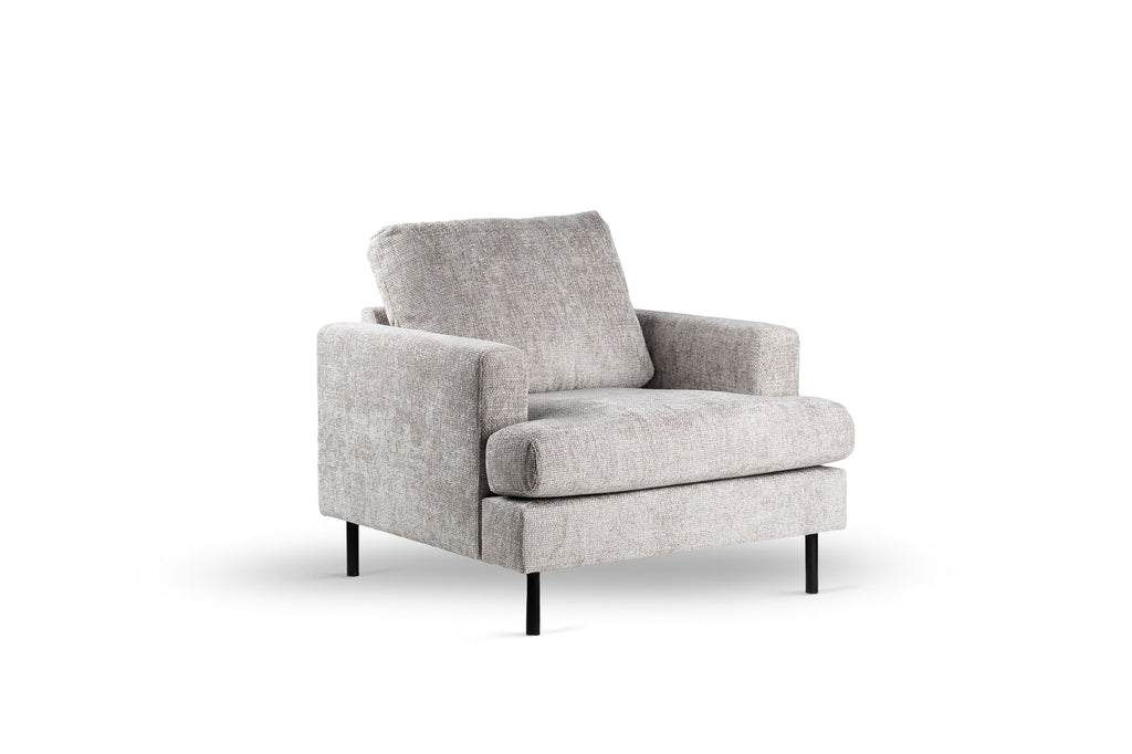 1 zits fauteuil, stof Haga 30, E720 champagne