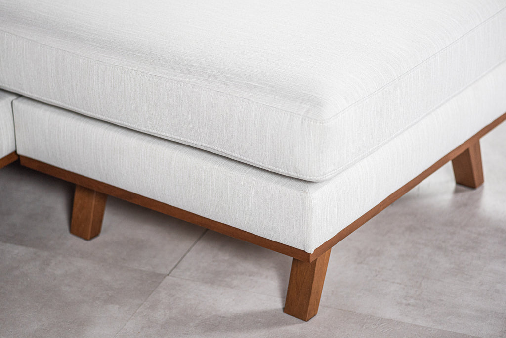 3 seater corner left CL, fabric Melva 02, M460 beige