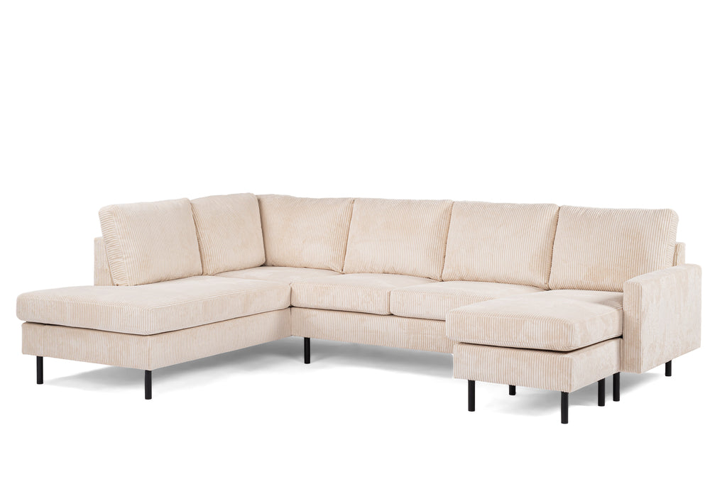 Jasper - Hoekbank Beige Links