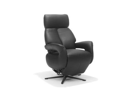 Relaxfauteuil Leder - Liverno - Zwart