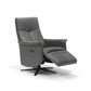 Relaxfauteuil Leder - Milaan - Antraciet