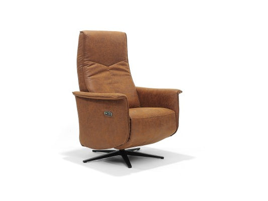 Relaxfauteuil Leder - Milaan - Cognac