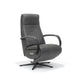 Relaxfauteuil Leder - Bremen - Antraciet
