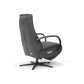 Relaxfauteuil Leder - Bremen - Antraciet