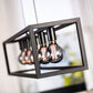 Hanglamp, 5-lichts, H340 zwart
