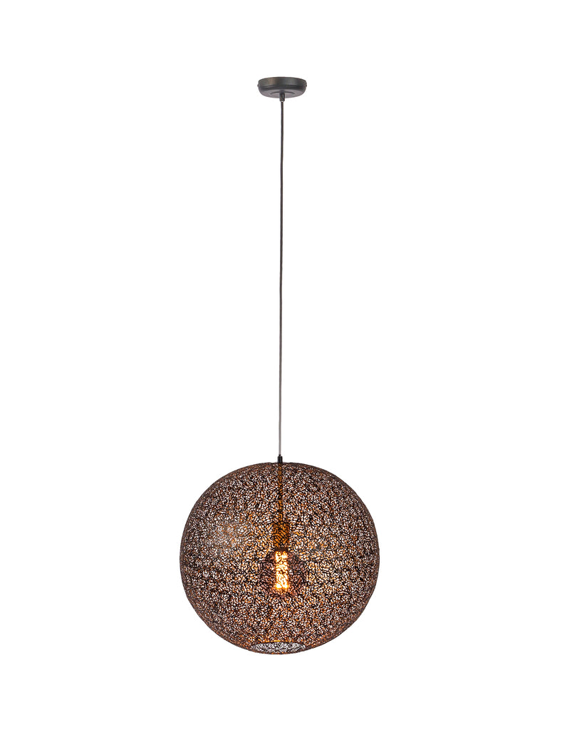 Hanglamp, 50 cm, H340 zwart