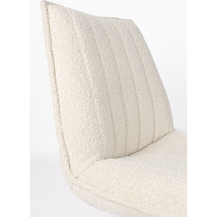 Jax Fauteuil Wit Bouclé