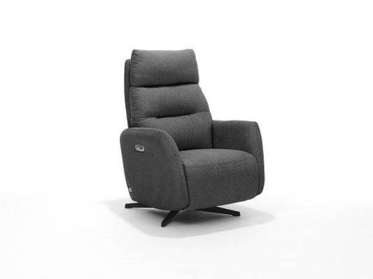 Relaxfauteuil Textiel - Paris - Antraciet