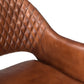 Gasly Leder Stoel - Cognac