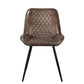 Silverstone Leder Stoel Olijf