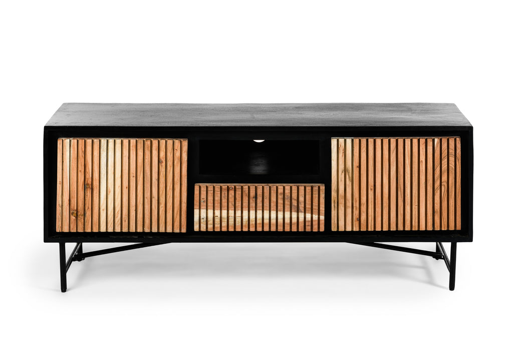 Tv-meubel, 140 cm, B420 acacia pure