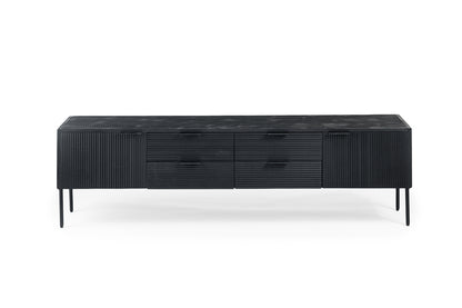 Tv-meubel, 175 cm, B340 zwart