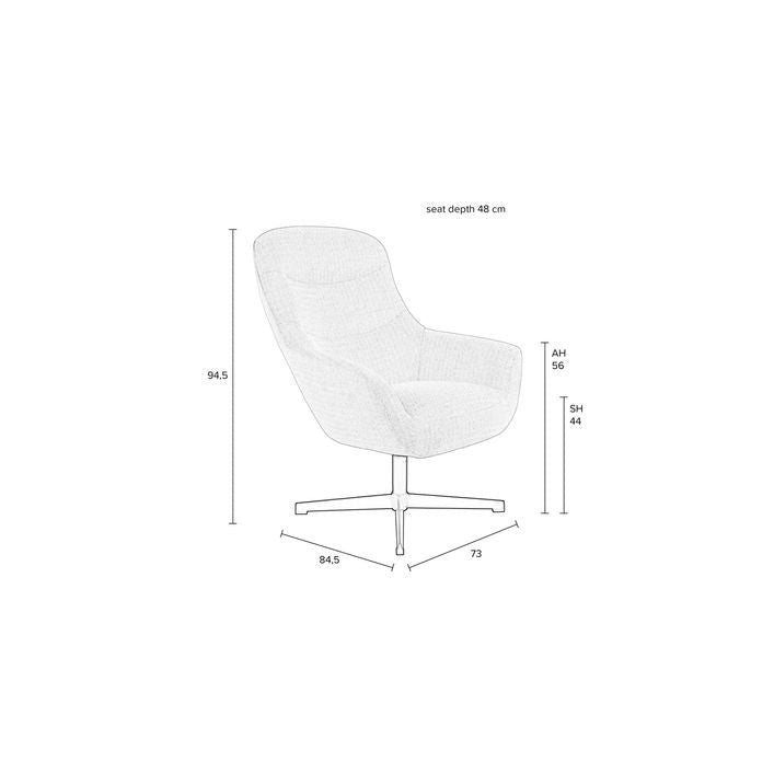 Yuki Fauteuil Off White